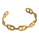 OW Zaria Bracelet – Bracelet by Olluwa, 18k gold-plated stainless steel, styled on wrist