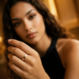OW Dynasty Ring – Ring by Olluwa, 18k gold-plated stainless steel, additional angle