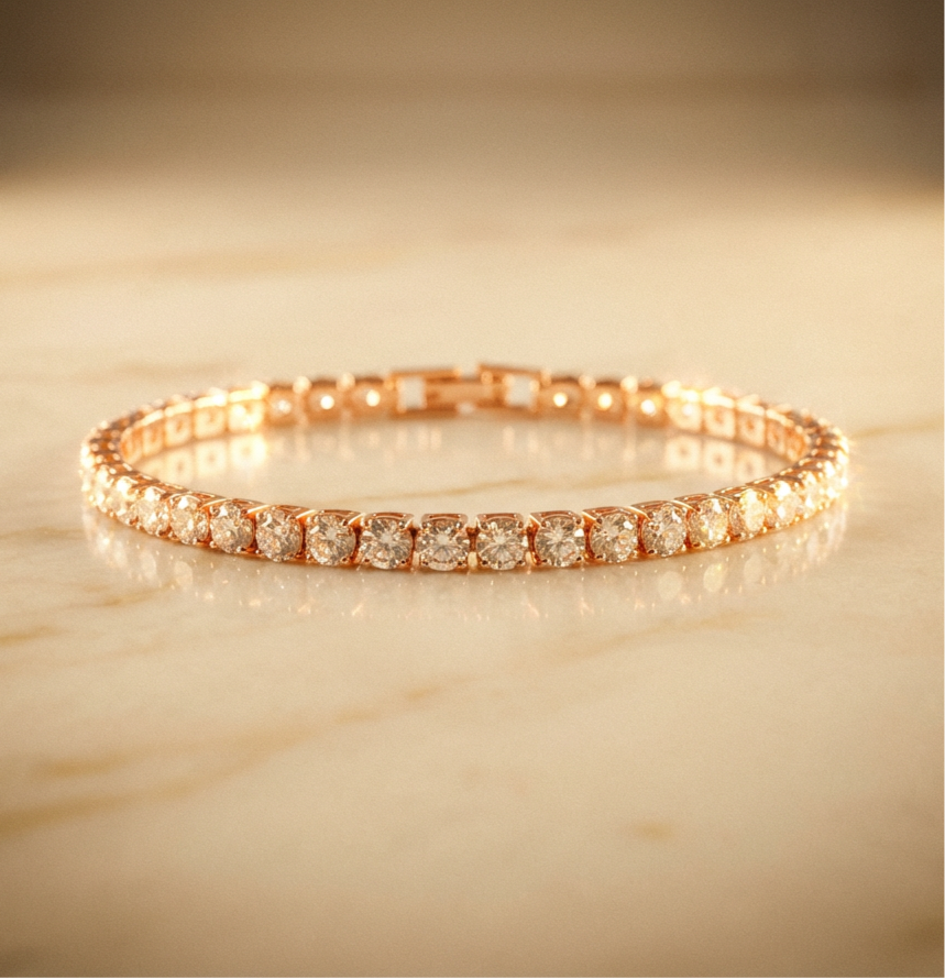 OW Heir Bracelet – Bracelet by Olluwa, 18k gold-plated stainless steel, styled on wrist