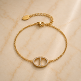 OW Emilie Bracelet – Bracelet by Olluwa, 18k gold-plated stainless steel