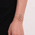 OW Emilie Bracelet – Bracelet by Olluwa, 18k gold-plated stainless steel, close-up detail