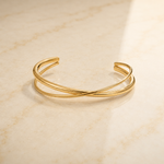 OW Eva Bracelet – Bracelet by Olluwa, 18k gold-plated stainless steel