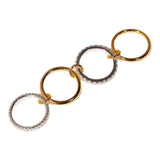 OW Infinite Ring – Ring by Olluwa, 18k gold-plated stainless steel, styled on finger