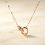 OW Golden Necklace – Necklace by Olluwa, 18k gold-plated stainless steel