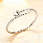 OW Love Bracelet – Bracelet by Olluwa, 18k gold-plated stainless steel, lifestyle shot