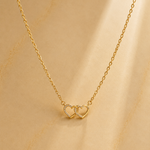 OW Opaline Necklace – Necklace by Olluwa, 18k gold-plated stainless steel