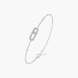 OW Atlas Bracelet – Bracelet by Olluwa, 18k gold-plated stainless steel, front view