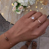 OW Atlas Bracelet – Bracelet by Olluwa, 18k gold-plated stainless steel, side view