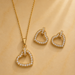 OW Two Lovers Necklace – Necklace by Olluwa, 18k gold-plated stainless steel