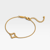OW CRYSTAL CLOVER BRACELET