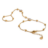OW Lina Handchain – Bracelet by Olluwa, 18k gold-plated stainless steel, styled on hand