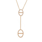 OW Tanya Necklace – Necklace by Olluwa, 18k gold-plated stainless steel, close-up chain detail