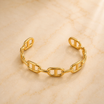 OW Zaria Bracelet – Bracelet by Olluwa, 18k gold-plated stainless steel