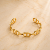 OW Zaria Bracelet – Bracelet by Olluwa, 18k gold-plated stainless steel