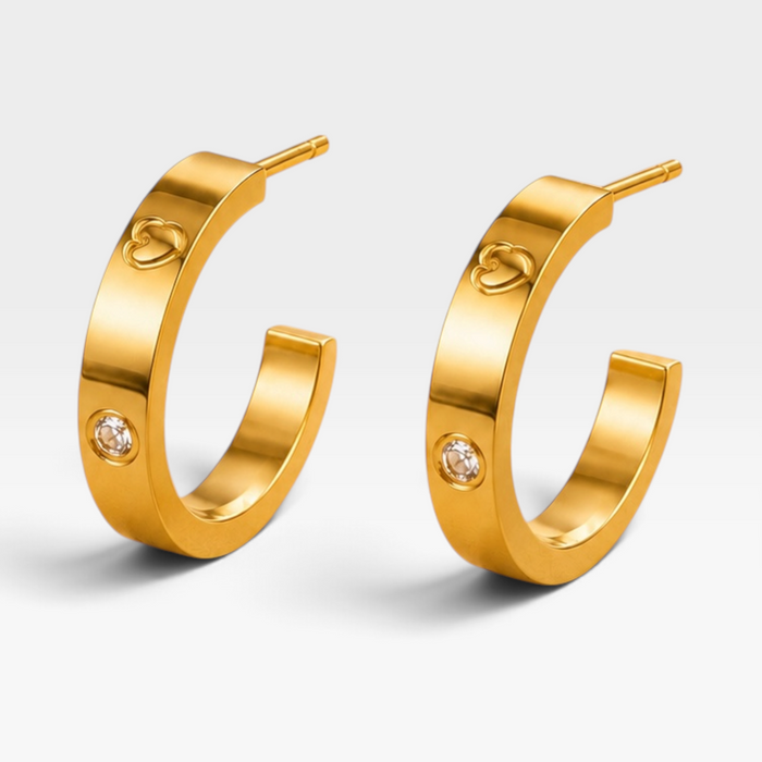 OW SMALL LOVE EARRINGS
