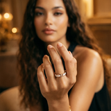OW Iconic Ring – Ring by Olluwa, 18k gold-plated stainless steel, product packaging