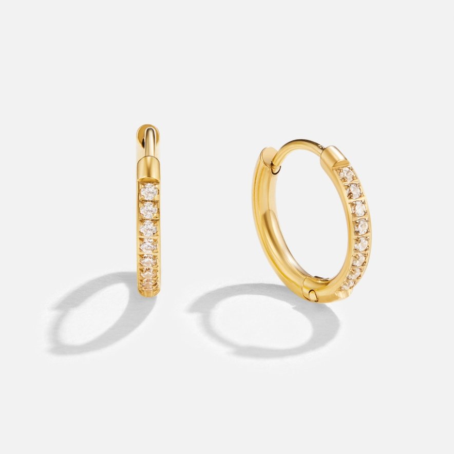 OW Solyn Earring – Earrings by Olluwa, 18k gold-plated stainless steel, product flat lay