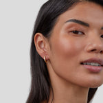 OW Solyn Earring – Earrings by Olluwa, 18k gold-plated stainless steel, angled view