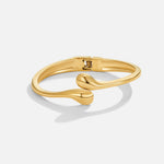 OW Emma Bracelet – Bracelet by Olluwa, 18k gold-plated stainless steel, alternate angle