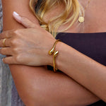OW Emma Bracelet – Bracelet by Olluwa, 18k gold-plated stainless steel, product packaging