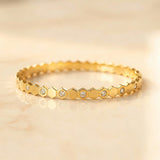 OW Mirae Bracelet – Bracelet by Olluwa, 18k gold-plated stainless steel