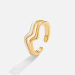 OW Savanahh Ring – Ring by Olluwa, 18k gold-plated stainless steel, alternate angle