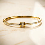 OW Classic Bracelet – Bracelet by Olluwa, 18k gold-plated stainless steel